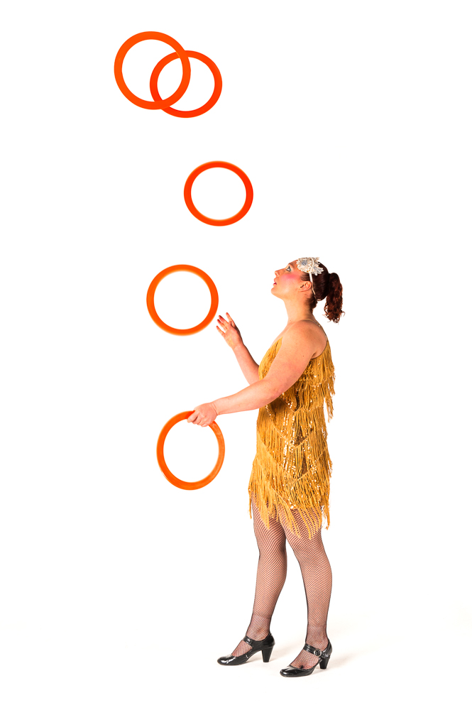 high skilled ring juggling